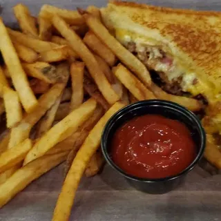 Smoked Brisket Grilled Cheese Sandwich