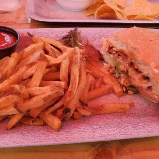 Blackened Salmon BLT Sandwich