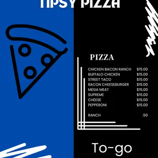We offer Pizza!