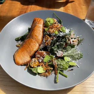 Salmon and Kale Salad
