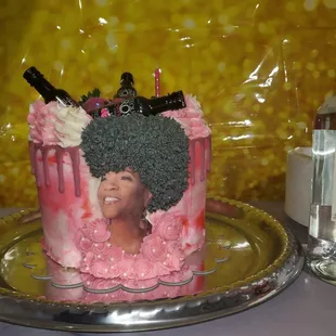 The latest cake looks like the birthday girl