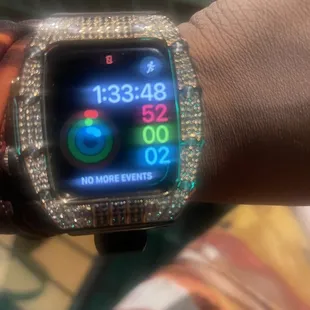 Screenshot of my watch when we were basically told to tab out and leave.....we&apos;ll before closing time.