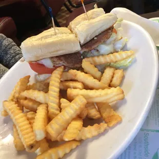 Grilled tenderloin sandwich