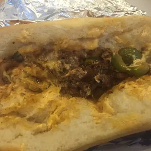 It took 40 minutes &amp; this was my philly - hardly any meat! It was delicious, I was just so shocked that it was 80% bread!!!
