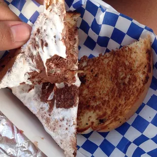 The Mimi nice and hot Nutella, Marshmallow fluff and of course bacon!