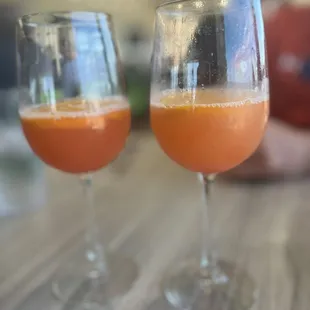 Strawberry orange mimosa