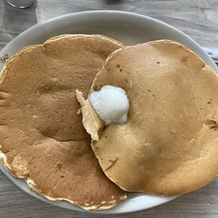 Ginormous side of pancakes