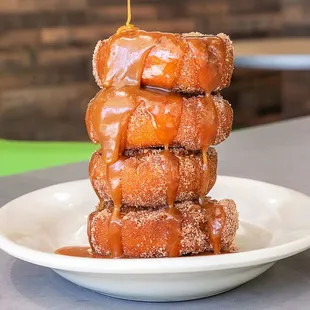 The Toasted Yolk Cafe Churro Donuts