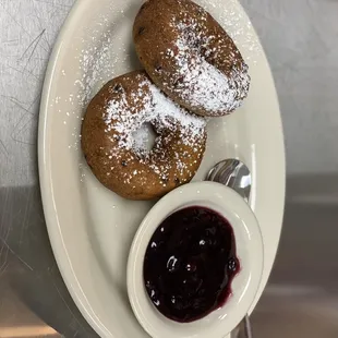 Seasonal Blueberry Donuts