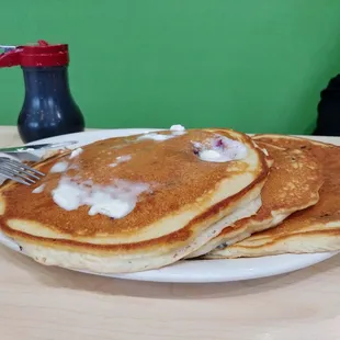 Blueberry pancakes