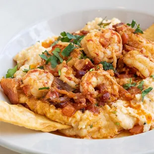 The Toasted Yolk Cafe Shrimp and Grits