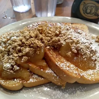 Granola Apple French Toast