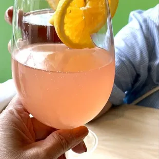 Grapefruit and Cranberry Mimosas