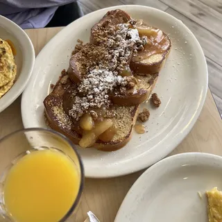 Granola Apple French Toast