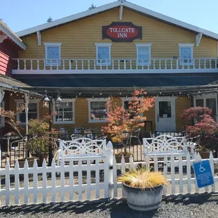 the front of the inn