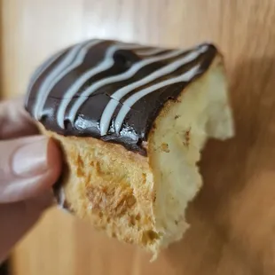 Eclair not made out of puff pastry at all