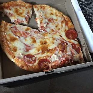 Not exactly what I call a pepperoni pizza