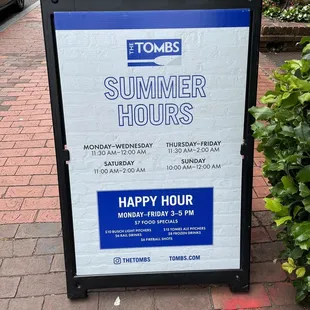 2023 summer hours