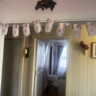 Mary's sweet decorations!