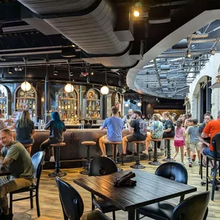 Upstairs bar and dining room