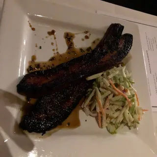 Bacon Double Cut with Granny Smith Slaw