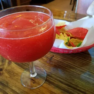 26oz frozen strawberry margarita.