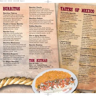 Burrito and Classic Mexican Entrees!