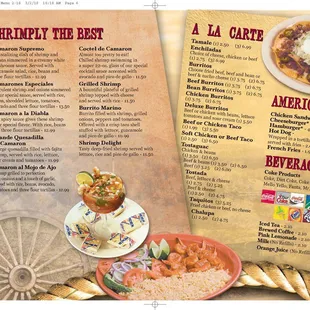 Delicious meals and A la Carte!!