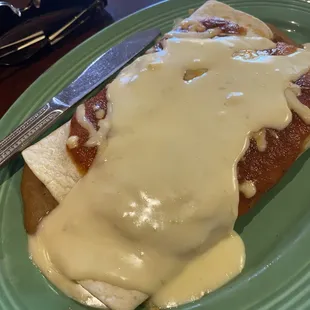 Been burritos that I added queso sauce too , tasted great!