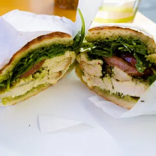 chicken pesto panini
