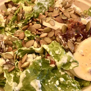 Cobb salad- I added pepitas:-)