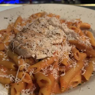 Pasta with chicken