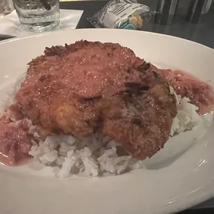 Strawberry chicken from restaurant week