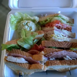 This is the best sandwich this side of the valley! Try the House Club Sandwich