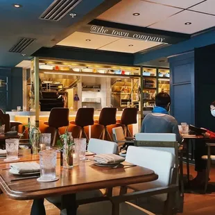 interior, sushi and sashimi