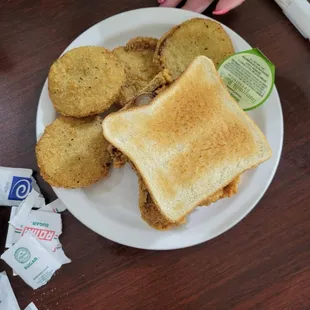 Fried green tomatoes