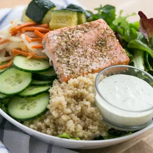 Za&apos;atar Salmon Salad