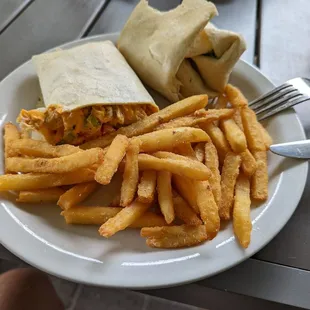 Tuna melt and sandwich of the day buffalo chicken
