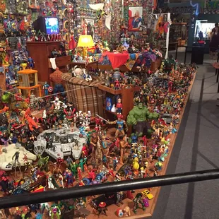 There's not enough time to examine this plethora of action figures!  And this is just one part of the collection!