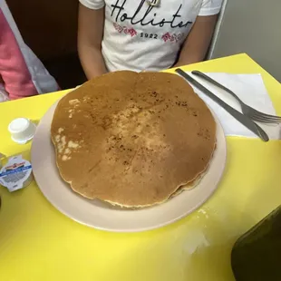 2 pancakes! The order comes with 3! They are huge!