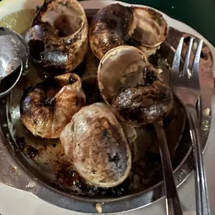 Escargot. Wow. Super delicious and would recommend. They sell out early on these bad boys.