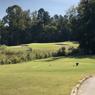 Hole #11, 165 yard Par 3 over the creek
