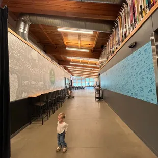 A little in the hallway.