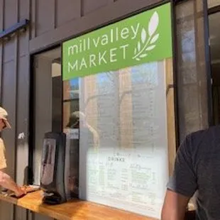 Mill Valley Market. Casual take out window. Wonderful food.