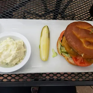 Cheeseburger with bacon