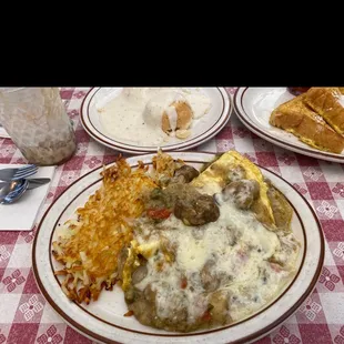 Chile Verde Omelette