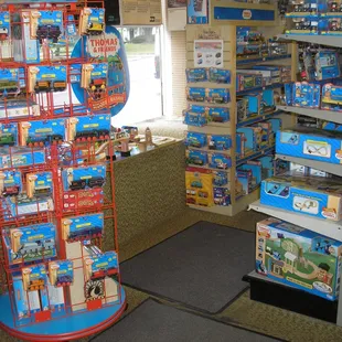 We feature one of the largest selections of Thomas Wooden Railway in the city.