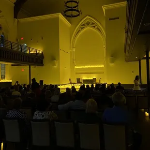 Floor level view to give contrast of balcony view