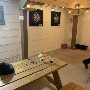 Inside steel tip darts