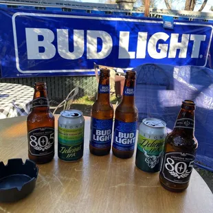 Bud light banners everywhere!